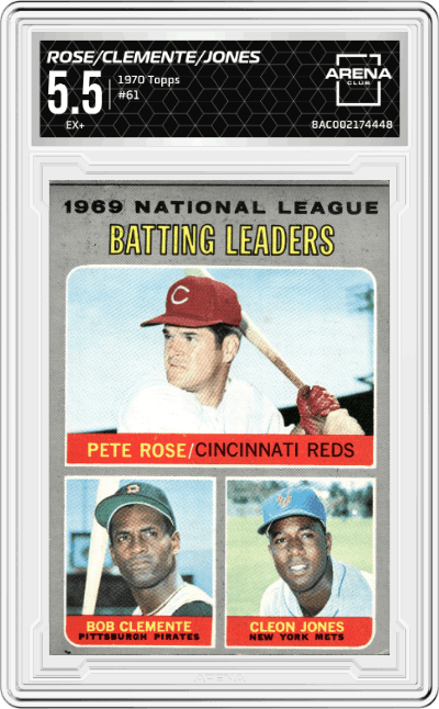 Pete Rose/Roberto Clemente/Cleon Jones