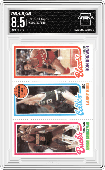 Ron Brewer/Larry Bird/ Junior Bridgeman