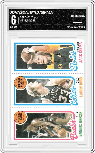 Marques Johnson/Larry Bird/Jack Sikma