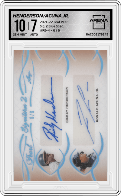  Rickey Henderson / Ronald Acuna Jr.