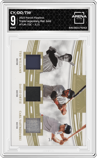 Carl Yastrzemski/David Ortiz/Ted Williams