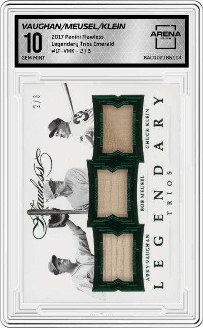 Arky Vaughan/Bob Meusel/Chuck Klein