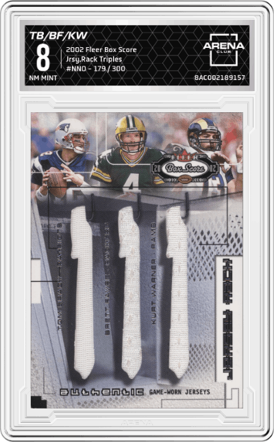 Tom Brady/Brett Favre/Kurt Warner 