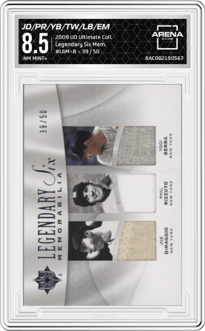 Joe DiMaggio/Phil Rizzuto/Yogi Berra/Ted Williams/Lou Boudreau/Eddie Mathews