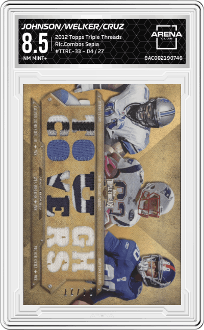 Calvin Johnson/Wes Welker/Victor Cruz