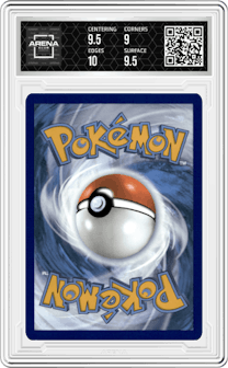 Raging Bolt from the 2024 Pokemon SV set featuring a Stellar Crown Stamped parallel graded by Arena Club and given an overall grade of 9.5.