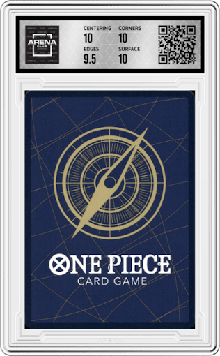 SanjI from the 2024 One Piece JPN set graded by Arena Club and given an overall grade of 10.
