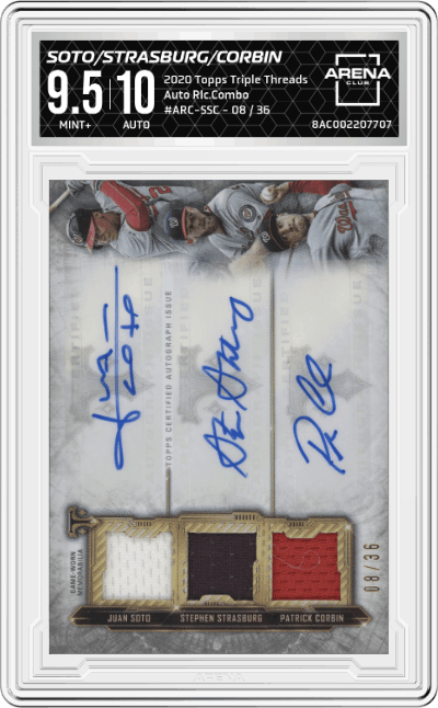 Juan Soto / Stephen Strasburg / Patrick Corbin