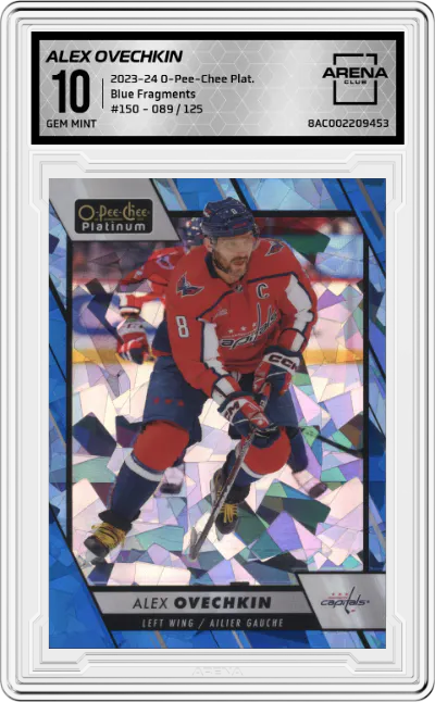2023 O-Pee-Chee Platinum Alex Ovechkin Blue Fragments #150 ARENA CLUB 10