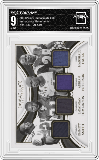 Emmitt Smith /LaDainian Tomlinson/Adrian Peterson/Marshall Faulk