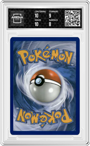 Charizard  from the 2016 Pokemon XY set graded by Arena Club and given an overall grade of 8.5.