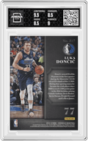 Luka Doncic from the 2018-19 Panini Chronicles set graded by Arena Club and given an overall grade of 9.