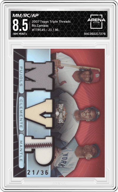 Mickey Mantle/ Roberto Clemente/ Alber Pujols