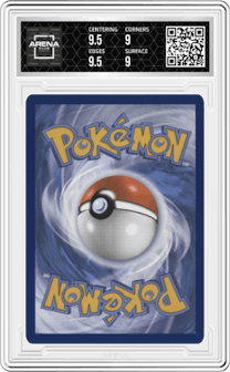 Charizard ex from the 2023 Pokemon SV set graded by Arena Club and given an overall grade of 9.5.
