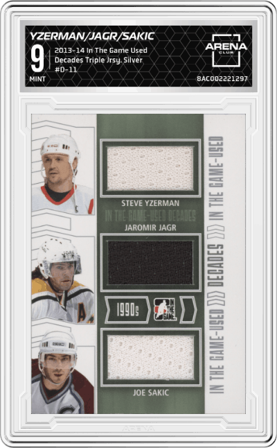 Steve Yzerman/Jaromir Jagr/Joe Sakic