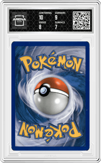 Jumpluff from the 2007 Pokemon D&P set graded by Arena Club and given an overall grade of 7.5.