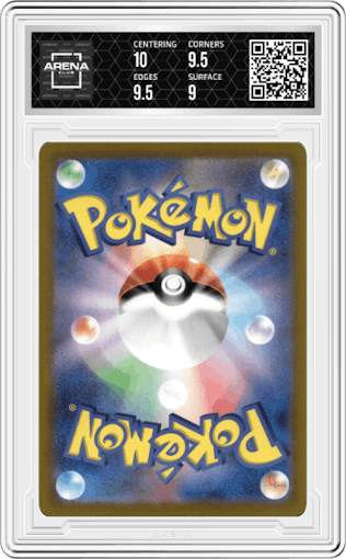 Zorua from the 2024 Pokemon SV JPN set graded by Arena Club and given an overall grade of 9.5.