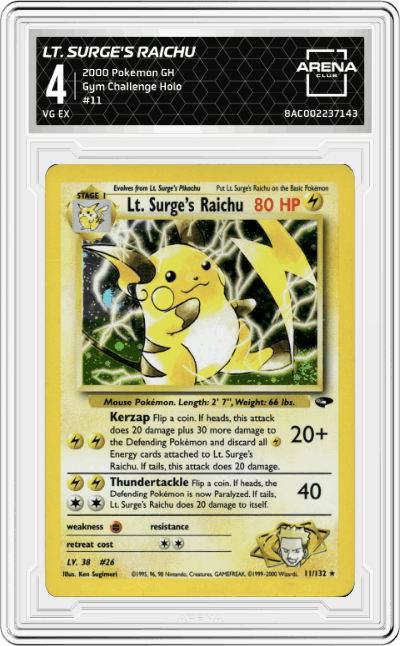 Lt. Surge's Raichu
