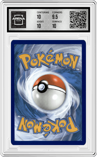 Charizard V from the 2022 Pokemon SWSH set graded by Arena Club and given an overall grade of 10.