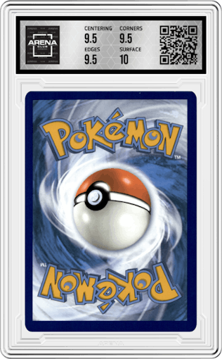 Pikachu from the 2023 Pokemon SV set featuring a Scarlet & Violet - Paldea Evolved Elite Trainer Box parallel graded by Arena Club and given an overall grade of 10.