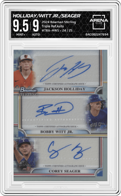 Jackson Holliday/Bobby Witt Jr./Corey Seager