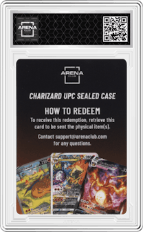 Redemption from the Charizard UPC set graded by Arena Club.