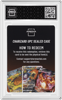 Redemption from the Charizard UPC set graded by Arena Club.