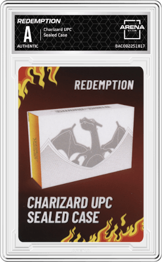 Redemption from the Charizard UPC set graded by Arena Club.