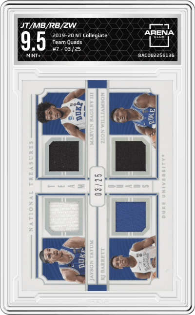 Jayson Tatum/Marvin Bagley III/RJ Barrett/Zion Williamson