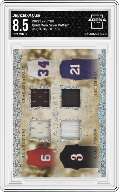 Julius Erving/Charles Barkley/Allen Iverson/Joel Embiid