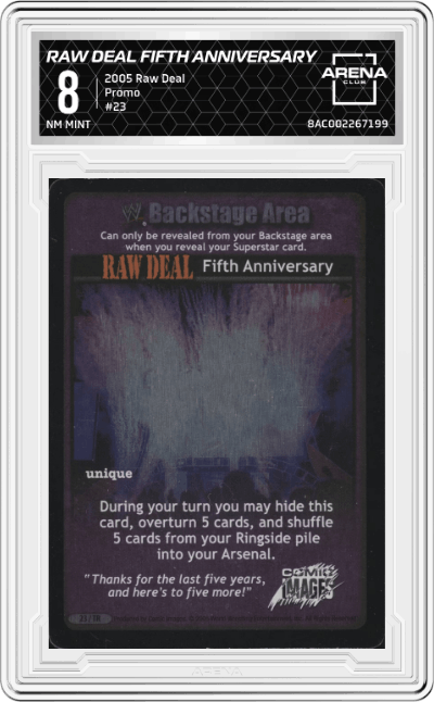 Raw Deal Fifth Anniversary