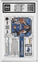 Paolo Banchero from the 2022-23 Panini Contenders Optic set featuring a Red Wave parallel graded by Arena Club and given an overall grade of 10.