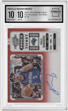 Paolo Banchero from the 2022-23 Panini Contenders Optic set featuring a Red Wave parallel graded by Arena Club and given an overall grade of 10.