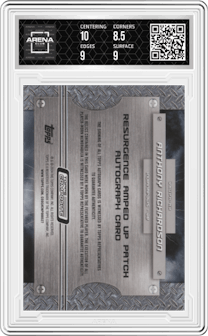Anthony Richardson from the 2023 Topps Composite set graded by Arena Club and given an overall grade of 9.