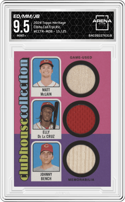 Elly De La Cruz / Matt McLain / Johnny Bench