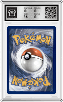 Glaceon VMAX from the 2021 Pokemon SWSH set graded by Arena Club and given an overall grade of 10.