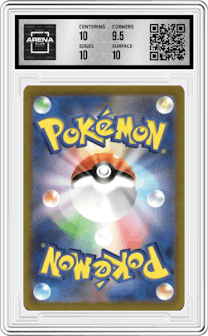 Psyduck from the 2023 Pokemon SV JPN set graded by Arena Club and given an overall grade of 10.