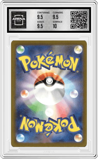 Skeledirge Ex from the 2023 Pokemon SV JPN set graded by Arena Club and given an overall grade of 10.