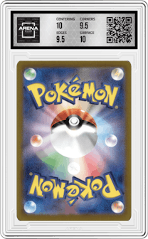 Dragonair from the 2023 Pokemon SV JPN set graded by Arena Club and given an overall grade of 10.