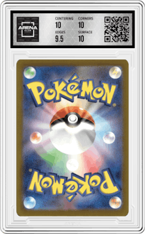 Charizard ex from the 2023 Pokemon SV JPN set graded by Arena Club and given an overall grade of 10.