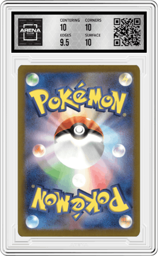 Charizard ex from the 2023 Pokemon SV JPN set graded by Arena Club and given an overall grade of 10.