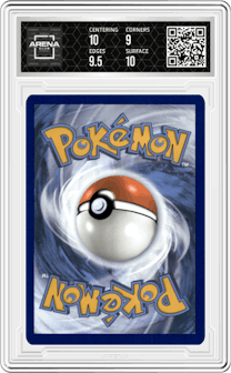 Exeggcute from the 2024 Pokemon SV set graded by Arena Club and given an overall grade of 9.5.