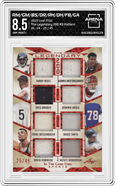 Randy Moss / Greg Maddux / Bruce Smith / David Robinson / Rickey Henderson / Dominik Hasek / Franz Beckenbauer / Giannis Antetokounmpo