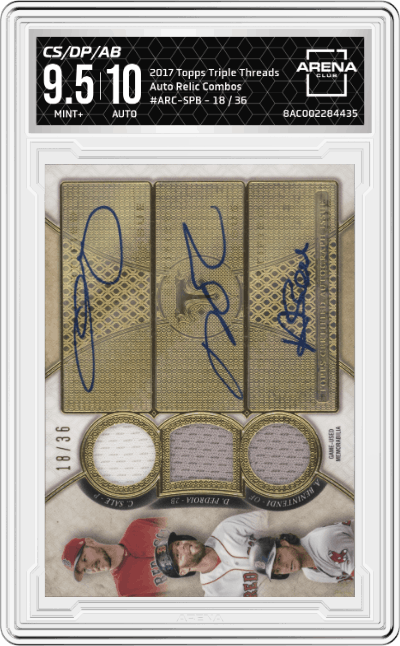 Chris Sale/Dustin Pedroia/Andrew Benintendi