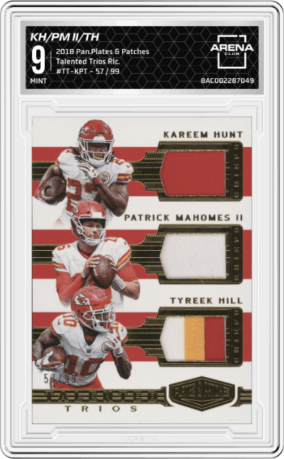 Kareem Hunt/Patrick Mahomes II/Tyreek Hill