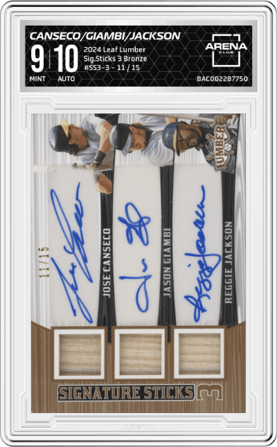 Jose Canseco/Jason Giambi/Reggie Jackson