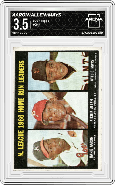 Hank Aaron/Richie Allen/Willie Mays