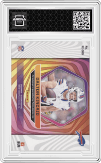 Dalton Kincaid from the 2023 Panini Illusions set graded by Arena Club.