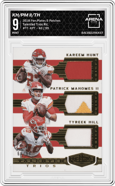 Kareem Hunt/Patrick Mahomes II/Tyreek Hill