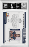 C.J. Stroud from the 2023 Panini Contenders Optic set featuring a Black Scope parallel graded by Arena Club and given an overall grade of 9.